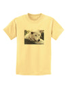 Laying White Wolf Childrens T-Shirt-Childrens T-Shirt-TooLoud-Daffodil-Yellow-X-Small-Davson Sales