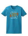 Leg Day - Turkey Leg Womens Dark T-Shirt-TooLoud-Turquoise-X-Small-Davson Sales