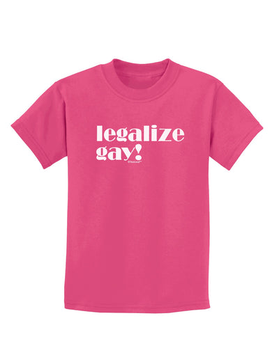 Legalize Gay Childrens Dark T-Shirt-Childrens T-Shirt-TooLoud-Sangria-X-Small-Davson Sales