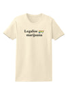 Legalize Gay Marijuana Womens T-Shirt-Womens T-Shirt-TooLoud-Natural-X-Small-Davson Sales