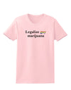 Legalize Gay Marijuana Womens T-Shirt-Womens T-Shirt-TooLoud-PalePink-X-Small-Davson Sales