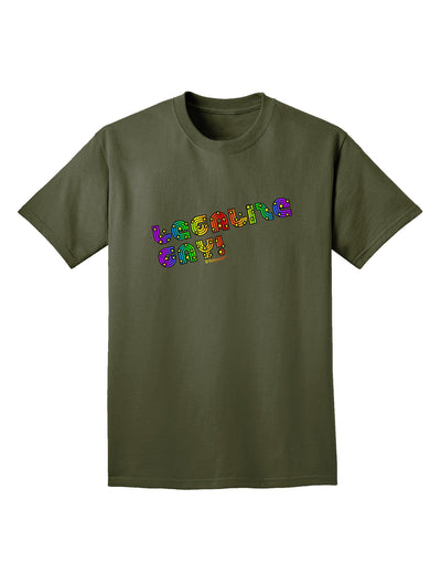 Legalize Gay - Rainbow Adult Dark T-Shirt-Mens T-Shirt-TooLoud-Military-Green-Small-Davson Sales