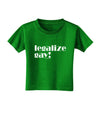 Legalize Gay Toddler T-Shirt Dark-Toddler T-Shirt-TooLoud-Clover-Green-2T-Davson Sales