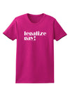 Legalize Gay Womens Dark T-Shirt-Womens T-Shirt-TooLoud-Hot-Pink-Small-Davson Sales