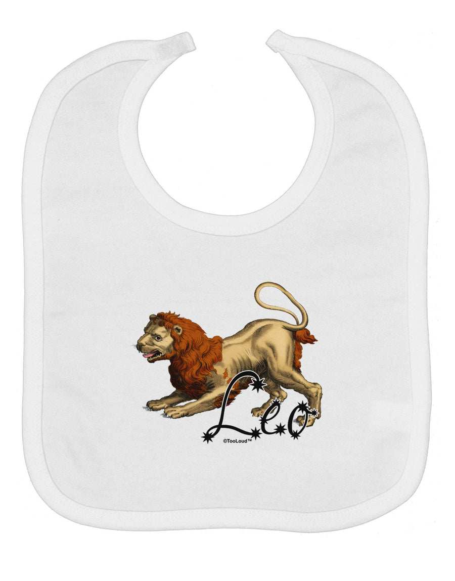 Leo Color Illustration Baby Bib