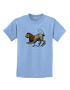 Leo Color Illustration Childrens T-Shirt-Childrens T-Shirt-TooLoud-Light-Blue-X-Small-Davson Sales