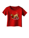 Leo Color Illustration Infant T-Shirt Dark-Infant T-Shirt-TooLoud-Red-06-Months-Davson Sales