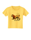 Leo Color Illustration Toddler T-Shirt-Toddler T-Shirt-TooLoud-Yellow-2T-Davson Sales