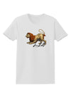 Leo Color Illustration Womens T-Shirt-Womens T-Shirt-TooLoud-White-X-Small-Davson Sales