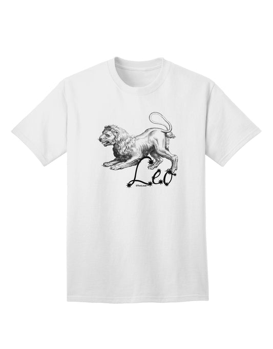 Leo Illustration Adult T-Shirt-Mens T-Shirt-TooLoud-White-Small-Davson Sales