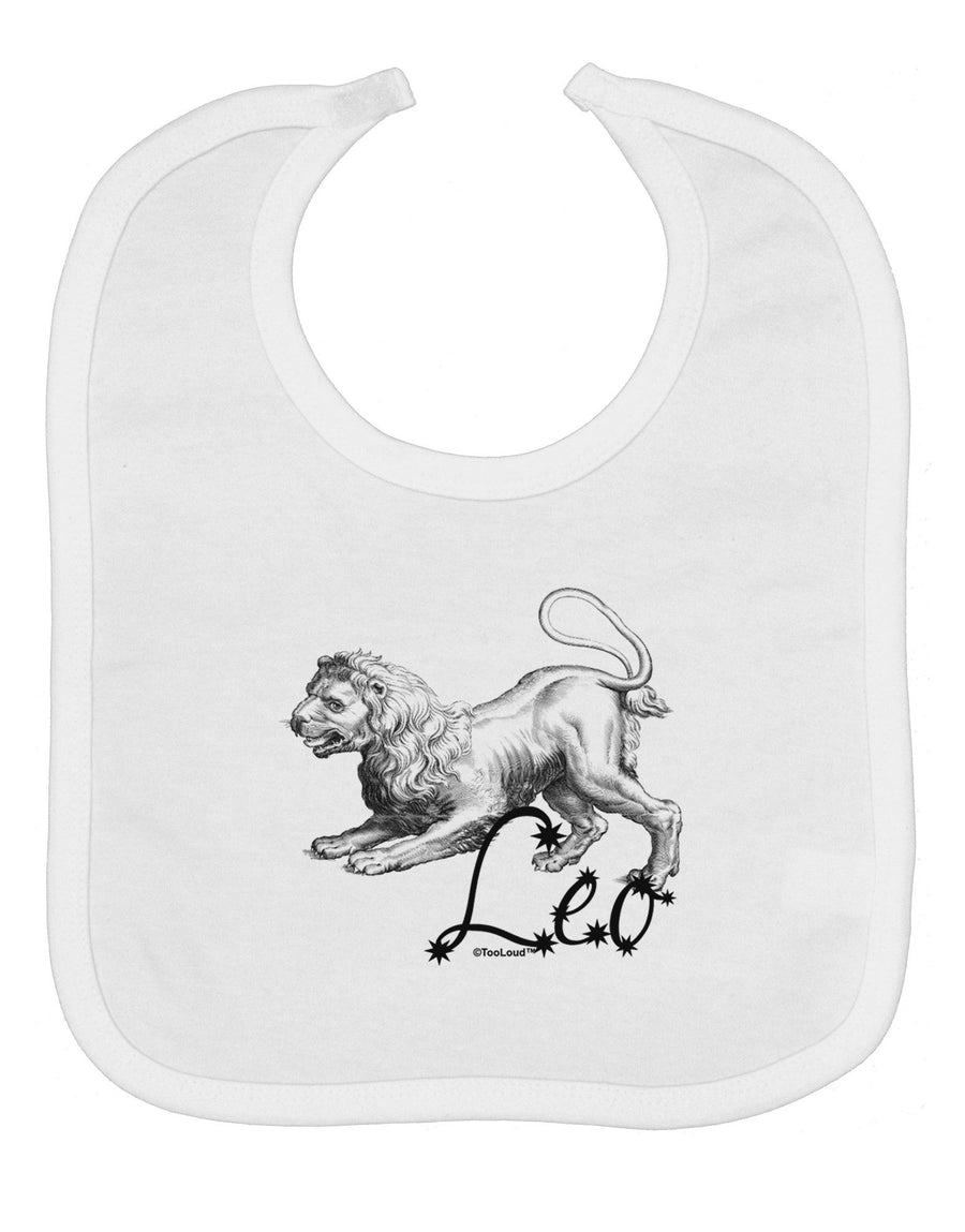 Leo Illustration Baby Bib