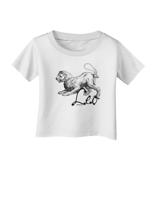 Leo Illustration Infant T-Shirt-Infant T-Shirt-TooLoud-White-06-Months-Davson Sales