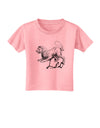 Leo Illustration Toddler T-Shirt-Toddler T-Shirt-TooLoud-Candy-Pink-2T-Davson Sales