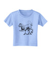 Leo Illustration Toddler T-Shirt-Toddler T-Shirt-TooLoud-Aquatic-Blue-2T-Davson Sales