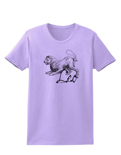 Leo Illustration Womens T-Shirt-Womens T-Shirt-TooLoud-Lavender-X-Small-Davson Sales