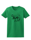 Leo Illustration Womens T-Shirt-Womens T-Shirt-TooLoud-Kelly-Green-X-Small-Davson Sales