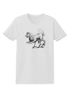 Leo Illustration Womens T-Shirt-Womens T-Shirt-TooLoud-White-X-Small-Davson Sales