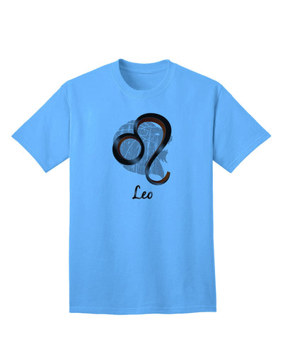 Leo Symbol Adult T-Shirt-unisex t-shirt-TooLoud-Aquatic-Blue-Small-Davson Sales