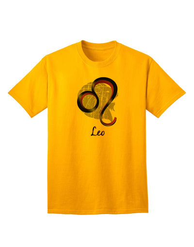 Leo Symbol Adult T-Shirt-unisex t-shirt-TooLoud-Gold-Small-Davson Sales