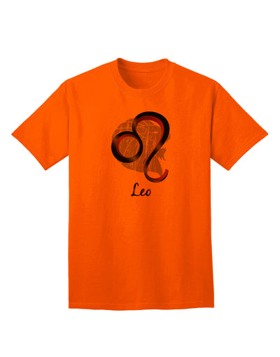 Leo Symbol Adult T-Shirt-unisex t-shirt-TooLoud-Orange-Small-Davson Sales