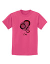 Leo Symbol Childrens T-Shirt-Childrens T-Shirt-TooLoud-Sangria-X-Small-Davson Sales