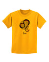 Leo Symbol Childrens T-Shirt-Childrens T-Shirt-TooLoud-Gold-X-Small-Davson Sales