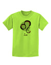 Leo Symbol Childrens T-Shirt-Childrens T-Shirt-TooLoud-Lime-Green-X-Small-Davson Sales