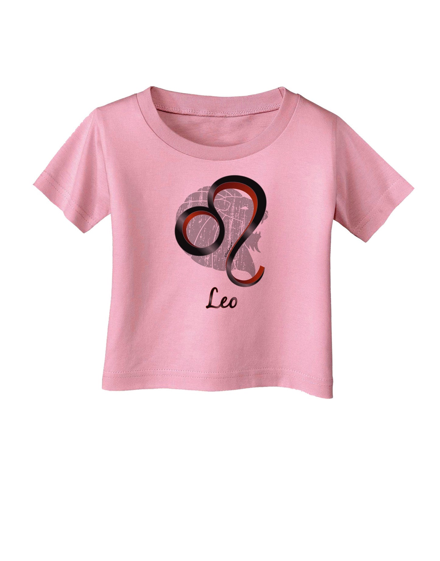 Leo Symbol Infant T-Shirt-Infant T-Shirt-TooLoud-Candy-Pink-06-Months-Davson Sales