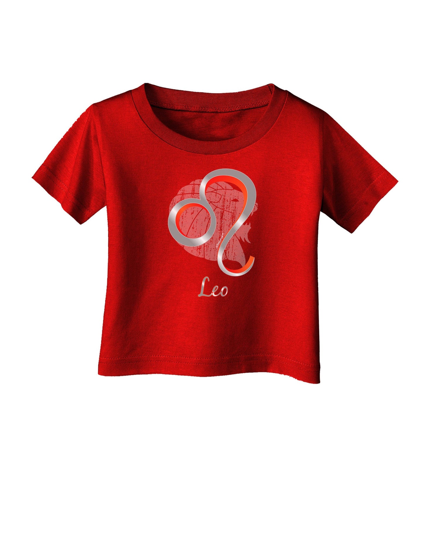Leo Symbol Infant T-Shirt Dark-Infant T-Shirt-TooLoud-Red-06-Months-Davson Sales