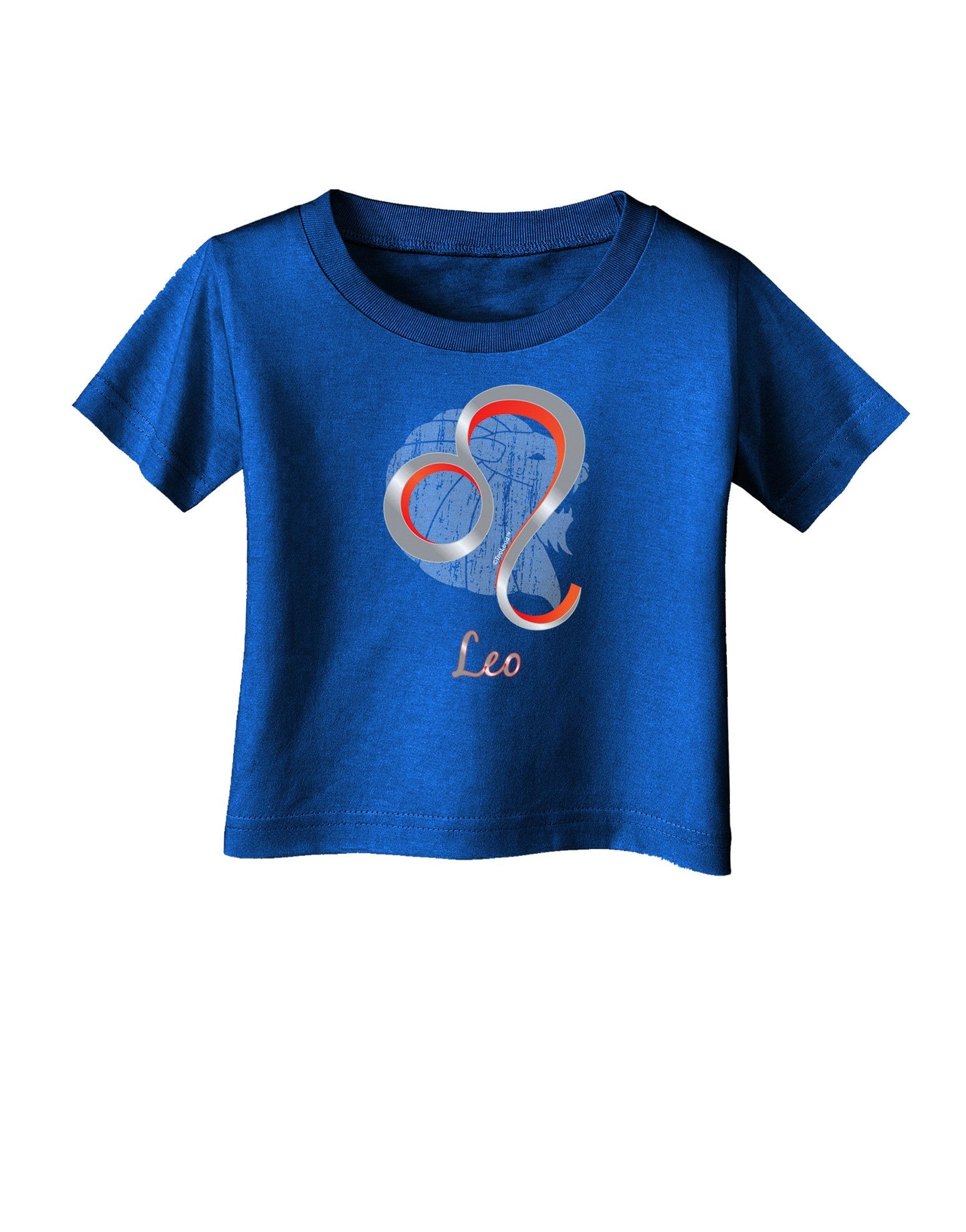 Leo Symbol Infant T-Shirt Dark-Infant T-Shirt-TooLoud-Royal-Blue-06-Months-Davson Sales