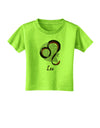 Leo Symbol Toddler T-Shirt-Toddler T-Shirt-TooLoud-Lime-Green-2T-Davson Sales