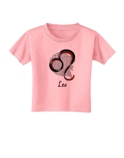 Leo Symbol Toddler T-Shirt-Toddler T-Shirt-TooLoud-Candy-Pink-2T-Davson Sales