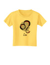 Leo Symbol Toddler T-Shirt-Toddler T-Shirt-TooLoud-Yellow-2T-Davson Sales