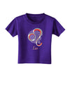 Leo Symbol Toddler T-Shirt Dark-Toddler T-Shirt-TooLoud-Purple-2T-Davson Sales