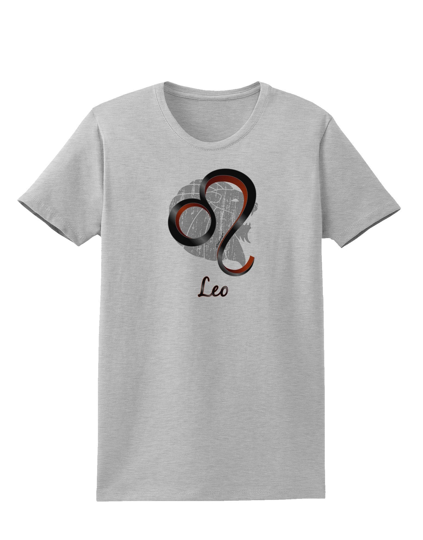 Leo Symbol Womens T-Shirt-Womens T-Shirt-TooLoud-AshGray-X-Small-Davson Sales