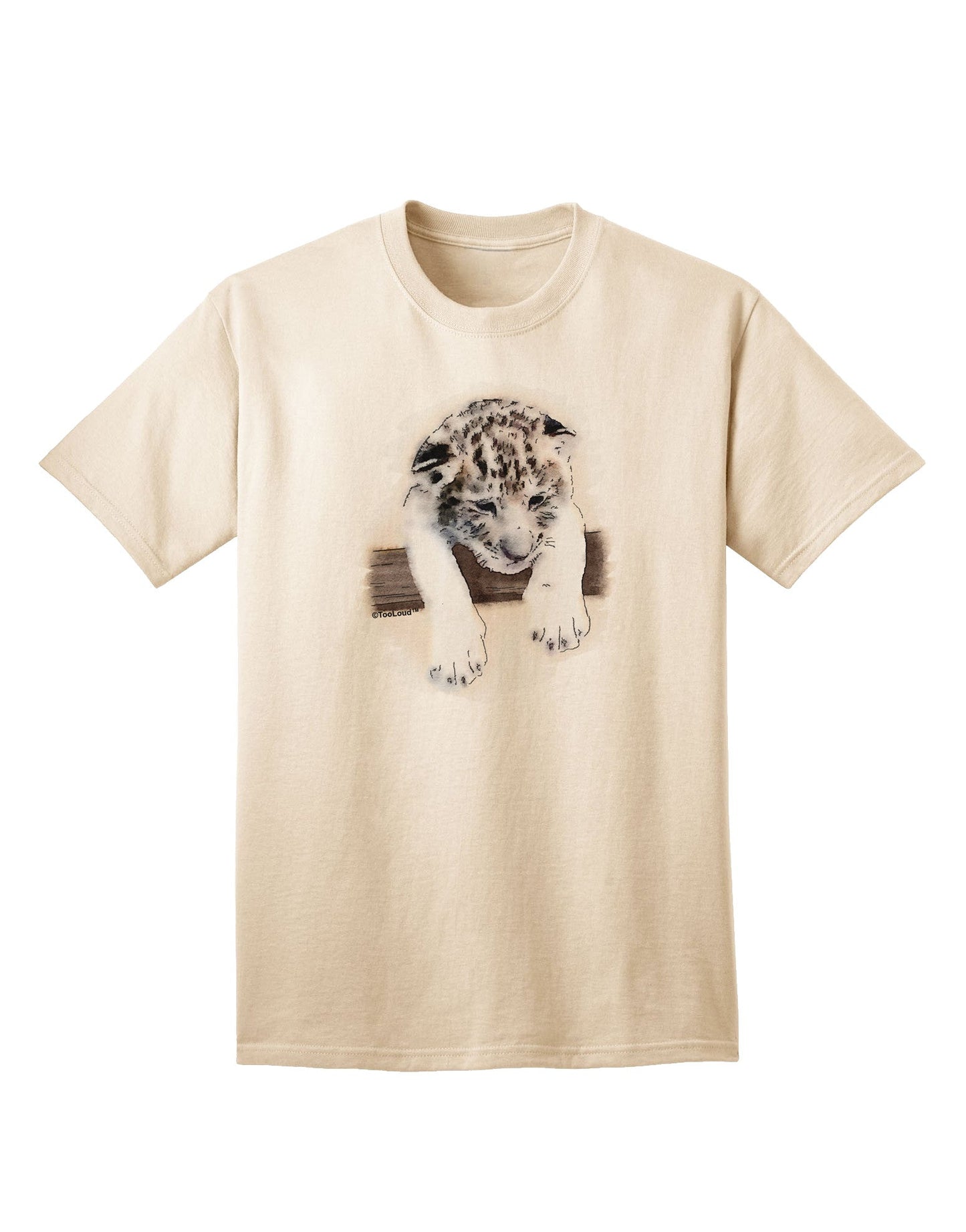 Leopard Cub Adult T-Shirt-Mens T-Shirt-TooLoud-Natural-Small-Davson Sales