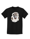 Leopard Cub Childrens Dark T-Shirt-Childrens T-Shirt-TooLoud-Black-X-Small-Davson Sales