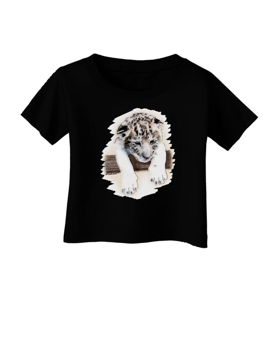 Leopard Cub Infant T-Shirt Dark-Infant T-Shirt-TooLoud-Black-06-Months-Davson Sales