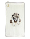 Leopard Cub Micro Terry Gromet Golf Towel 11&#x22;x19-Golf Towel-TooLoud-White-Davson Sales