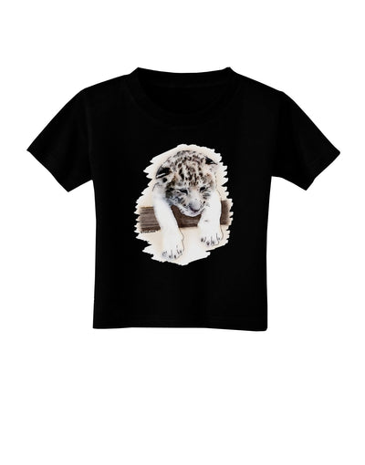 Leopard Cub Toddler T-Shirt Dark-Toddler T-Shirt-TooLoud-Black-2T-Davson Sales