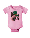 Leprechaun Disgruntled Cat Baby Romper Bodysuit-Baby Romper-TooLoud-Pink-06-Months-Davson Sales