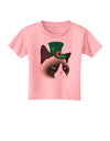 Leprechaun Disgruntled Cat Toddler T-Shirt-Toddler T-Shirt-TooLoud-Candy-Pink-2T-Davson Sales