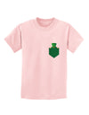 Leprechaun Peeking Out of Faux Pocket Childrens T-Shirt by TooLoud-Childrens T-Shirt-TooLoud-PalePink-X-Small-Davson Sales