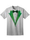 Leprechaun Tuxedo Adult Unisex St Patrick's Day T-Shirt-TooLoud-Ash Gray-Small-Davson Sales