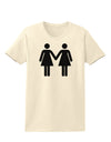 Lesbian Women Holding Hands LGBT Womens T-Shirt-Womens T-Shirt-TooLoud-Natural-X-Small-Davson Sales