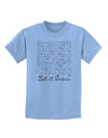 Let It Snow Falling Snowflakes - Christmas Childrens T-Shirt-Childrens T-Shirt-TooLoud-Light-Blue-X-Small-Davson Sales