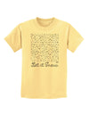 Let It Snow Falling Snowflakes - Christmas Childrens T-Shirt-Childrens T-Shirt-TooLoud-Daffodil-Yellow-X-Small-Davson Sales