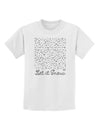 Let It Snow Falling Snowflakes - Christmas Childrens T-Shirt-Childrens T-Shirt-TooLoud-White-X-Small-Davson Sales