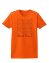 Let It Snow Falling Snowflakes - Christmas Womens T-Shirt-Womens T-Shirt-TooLoud-Orange-X-Small-Davson Sales