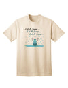 Let It Snow Happy Snowman Adult T-Shirt-Mens T-Shirt-TooLoud-Natural-Small-Davson Sales